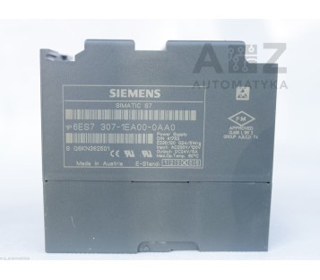 SIEMENS 6ES7 307-1EA00-0AA0 6ES73071EA000AA0 6ES7307-1EA00-0AA0 PS307 5A 24VDC 