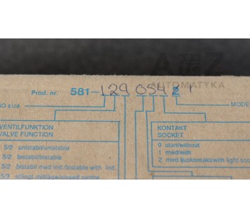 REXROTH MANNESMANN Solenoid Valve 581-129-054-1 5240800390  ! NEW !