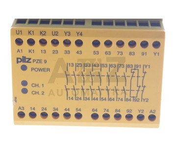 PILZ PZE 9 PZE9 PZE-9 PZE 9 24VDC 8n/o 1n/c 774150