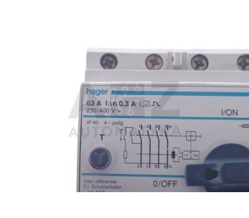 HAGER 63 A 0,3 A 230/400