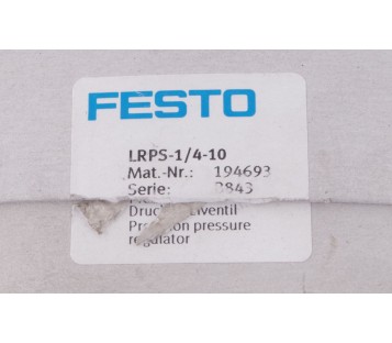 FESTO LRPS-1/4-10 LRPS1410 194693 ! NEW ! 