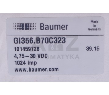 BAUMER GI356.B70C323 GI356B70C323 101459728  11031910   ! NEW !