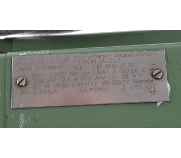 SIEMENS 1FT5046-0AC01-Z 1FT50460AC01Z  Z: G93 K31