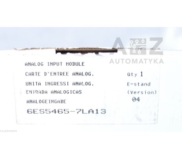 SIEMENS ANALOG INPUT 6ES5465-7LA13 6ES54657LA13 6ES5 465-7LA13  ! NEW !
