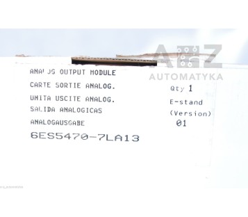 SIEMENS ANALOG OUTPUT 6ES5470-7LA13 6ES54707LA13 6ES5 470-7LA13  ! NEW !
