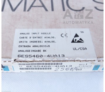 SIEMENS 6ES5460-4UA13 6ES54604UA13 6ES5-460-4UA13 6ES5 460-4UA13 ANALOG IN !NEW!