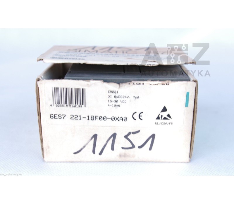 SIEMENS EM221 6ES7 221-1BF00-0XA0 6ES7221-1BF00-0XA0 6ES72211BF000XA0 ! NEW !