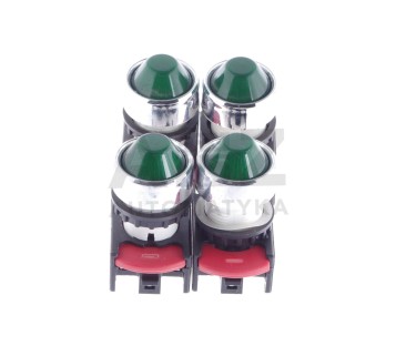 AS VDE 0710 VDE0710 GREEN LAMP ! 4PCS !