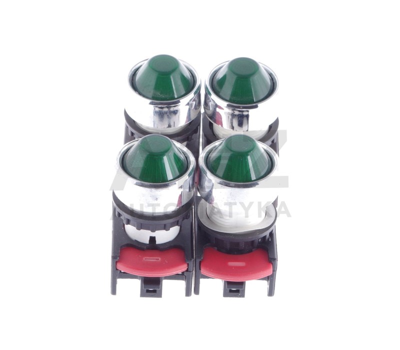 AS VDE 0710 VDE0710 GREEN LAMP ! 4PCS !