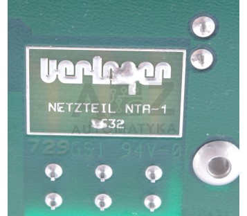 BERINGER VERLOPER NETZTEIL NTA-1 NTA1 729 GS1 94V-0 