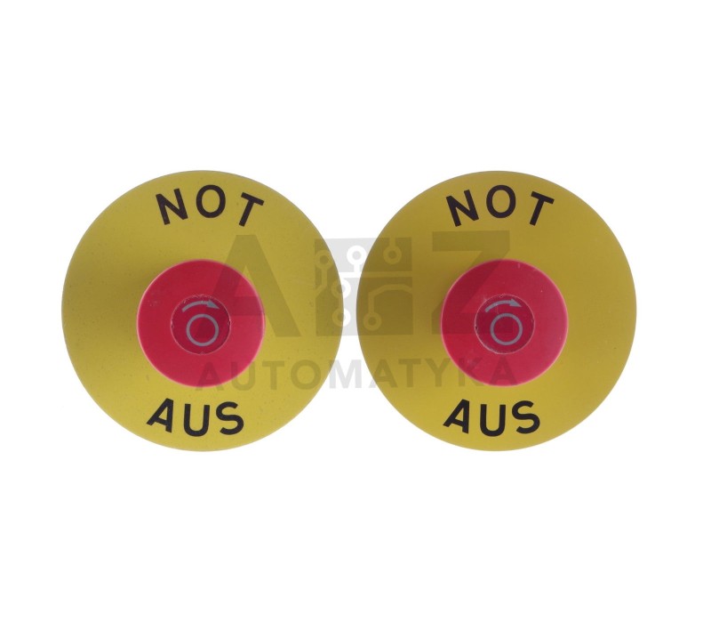 AS VDE 0660 VDE0660 NOT AUS EMEGRENCY STOP BUTTON ! 2PCS !