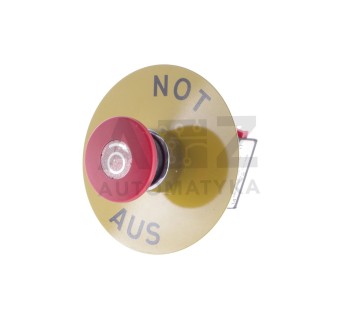 AS VDE 0660 VDE0660 NOT AUS EMEGRENCY STOP BUTTON ! 2PCS !