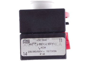 AS VDE 0660 VDE0660 NOT AUS EMEGRENCY STOP BUTTON ! 2PCS !