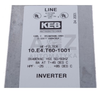 KEB F4 HF-FILTER  10.E4.T60-1001 10E4T601001
