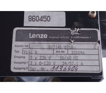 LENZE 9100  0/7141/0718   071410718 9146B 331096