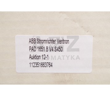 ABB PAD 1651 B V4 S450 PAD1651BV4S450 PAD 1651 B V4 S45003 PAD1651BV4S45003 !NEW