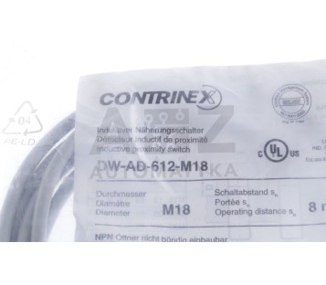 CONTRINEX DW-AD-612-M18 DWAD612M18 inductive sensor ! NEW !