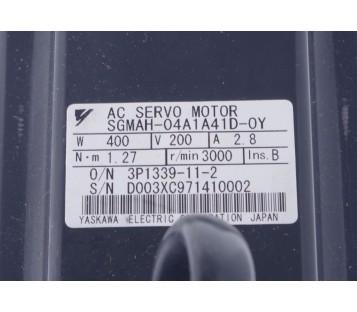 YASKAWA AC SERVO MOTOR SGMAH-04A1A41D-0Y  SGMAH04A1A41D0Y SGMAH-04A1A41D-OY