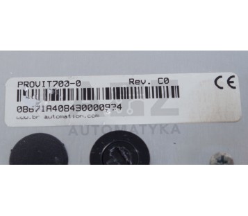 B&R PROVIT 700  PROVIT700-0 PROVIT7000 REV. C0 9247.0437