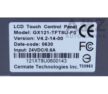 PEVIZZ TOUCH PANEL GX121-TFT8U-F0 CERMATE TECHNOLOGIES Win CE /NET ! NEW ! 