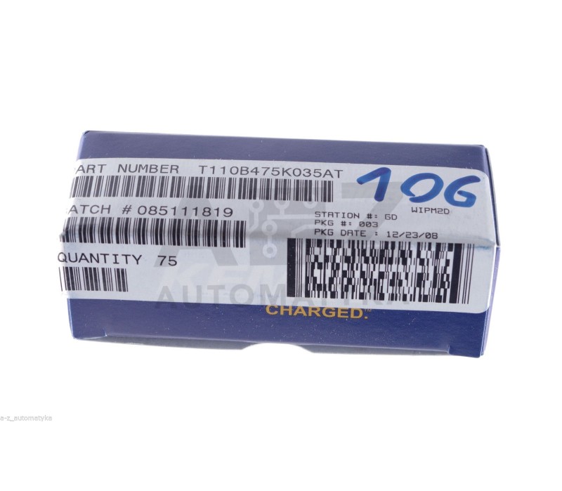 4.7µF ±10% Hermetically Sealed Tantalum Capacitors 35V Axial 3 ! 75PCS ! NEW !