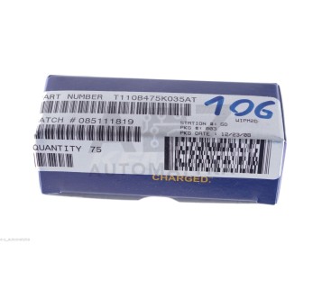 4.7µF ±10% Hermetically Sealed Tantalum Capacitors 35V Axial 3 ! 75PCS ! NEW !