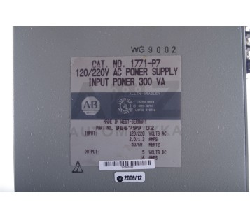 ALLEN BRADLEY INPUT POWER 1771-P7 1771P7  966799 