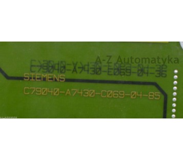 SIEMENS C79458L7006B69 MOTHERBOARD FOR PG 740