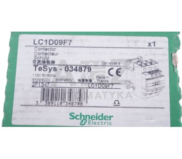 SCHNEIDER LC1D09F7 034879 ! 2PCS ! NEW !