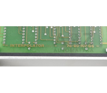 DREHKOPF DREHKOPF-BOARD INTERPOLATOR 78-90-107-DS  7890107DS