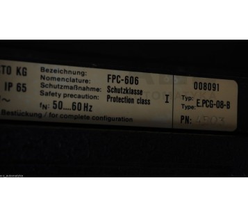 FESTO FPC FESTO KG FPC-606 E.PCG-08-B FPC606 EPCG08B 008091