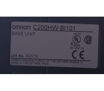 OMRON BASE UNIT C200HW-BI101 C200HWBI101