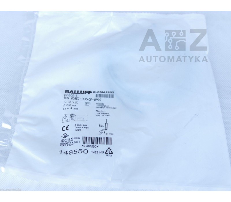 BALLUFF BES0015 BESOO15 BES M08EG-P0C40F-BV02  Proximity Switch ! NEW !