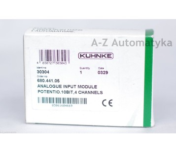 KUHNKE ANALOG INPUT MODULE 680.441.05 ! NEW !