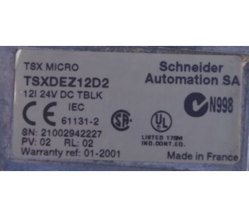 TELEMECANIQUE TSX MICRO TSXDEZ12D2 