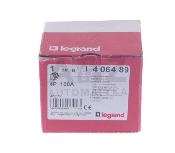 LEGRAND 4 064 89 406489 4P 100A  ! NEW !