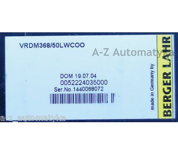 BERGER LAHR VRDM368/50LWCOO + GEARHEAD PL10/PL60 