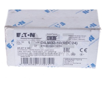 EATON MOELLER DIL M32-10(RDC24) DILM32-10(RDC24) DILM3210(RDC24) ! NEW !