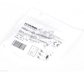 SCHUNK INDUKTIVER NAEHERUNGSSCHALTER IN 40/S-M8  40SM8 ! NEW !