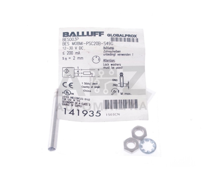 BALLUFF BES003P BES M08MI-PSC20B-S49G BESM08MIPSC20BS49G ! NEW !