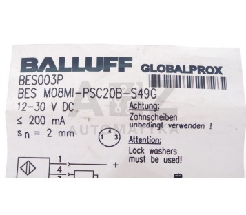 BALLUFF BES003P BES M08MI-PSC20B-S49G BESM08MIPSC20BS49G ! NEW !
