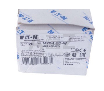 EATON MOELLER M22-LED-W M22LEDW  ! 2PCS ! ! NEW !