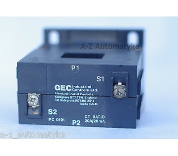 GEC PC 0191 CT RATIO 20A/25mA Current Transformer
