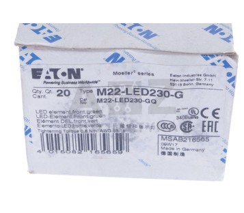 EATON MOELLER M22-LED230-G M22LED230G  ! 2PCS !