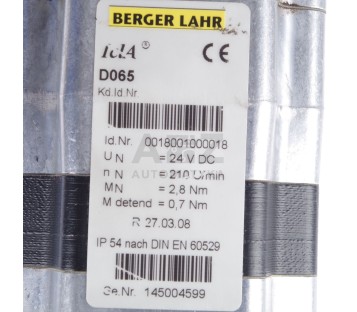 BERGER LAHR IDA D065 0018001000018