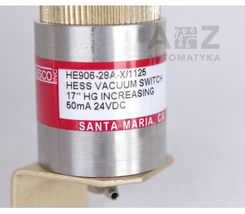 WASCO HE906-28A-X/1125 HESS VACUUM SWITCH 17" HG INCREASING 