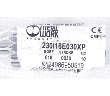 METAL WORK PNEUMATIC 230I16E030XP 8024986950519 BORE 16mm STROKE 30mm ! NEW ! 