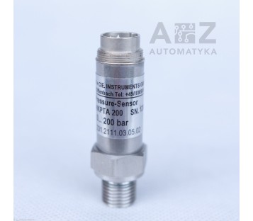 RCI ROSLER + CIE. INSTRUMENTS PRESSURE SENSOR HKPTA200 0-200bar 231.2111.03.05.0