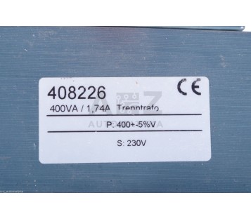 TRENNTRAFO 408226 400VA / 1,74A  Sec: 230V Elma TT IZ1239