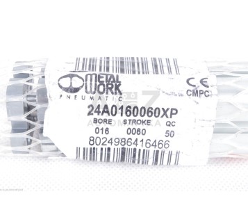 METAL WORK PNEUMATIC 24A0160060XP BORE 16mm STROKE 60mm ! NEW ! 